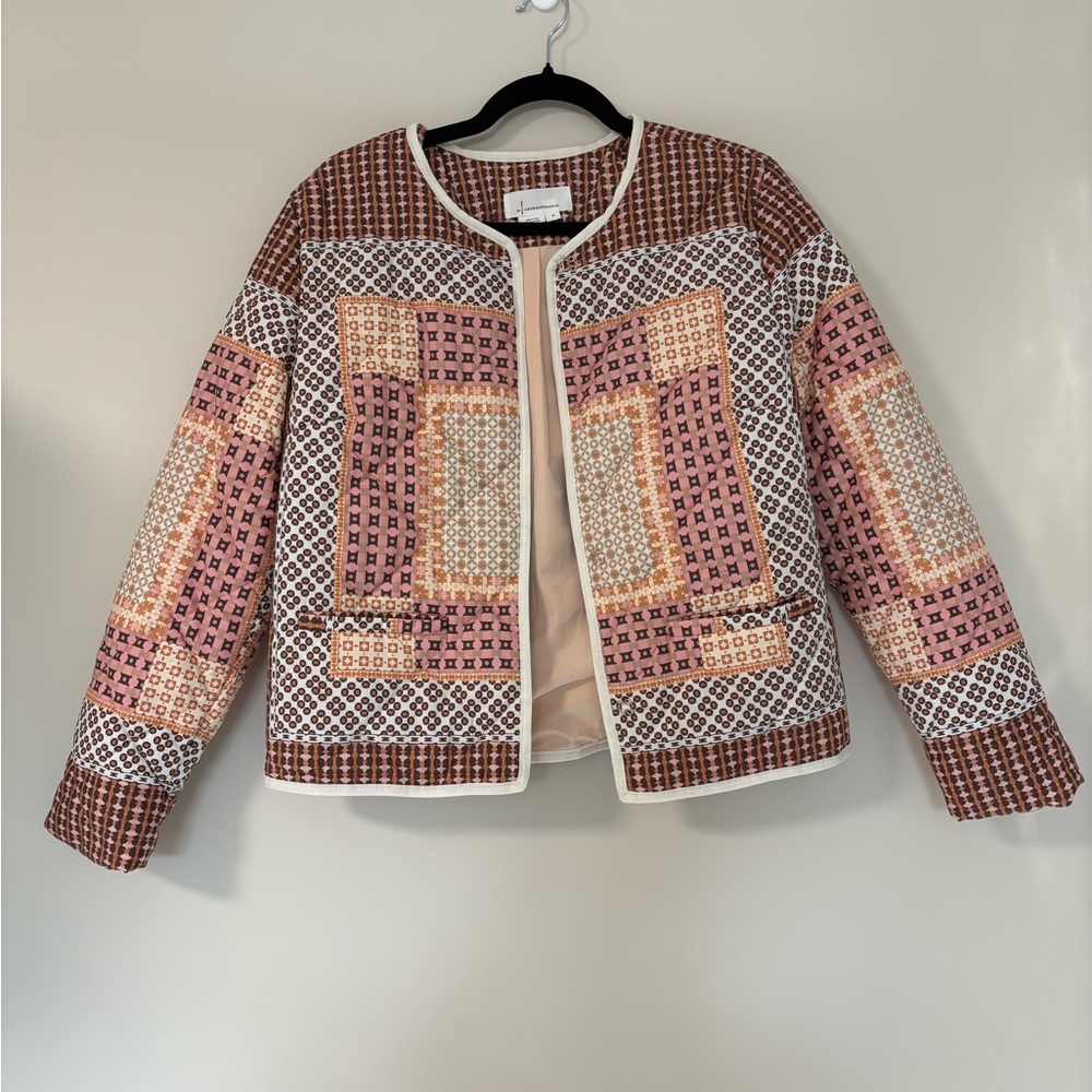 Anthropologie Quilted Blazer